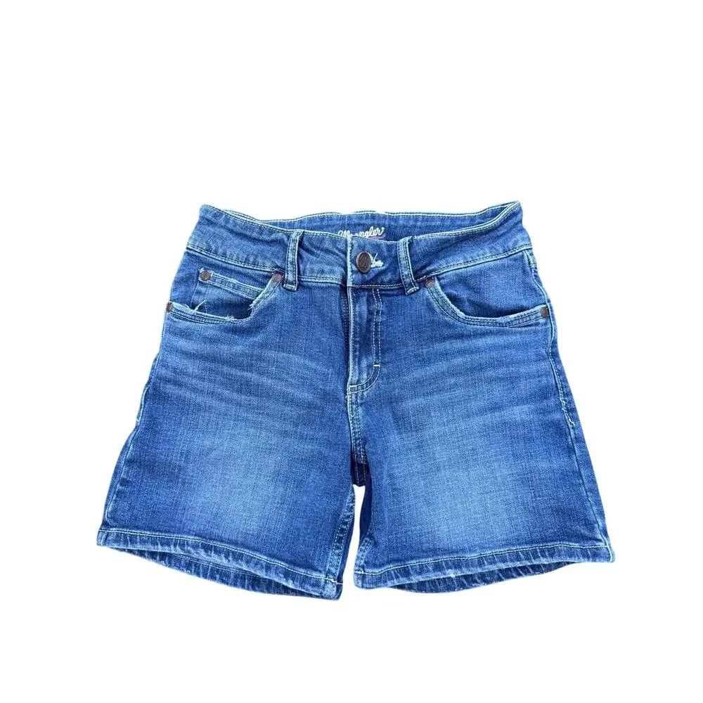 Wrangler Classic Medium Wash Denim Shorts Women’s 26